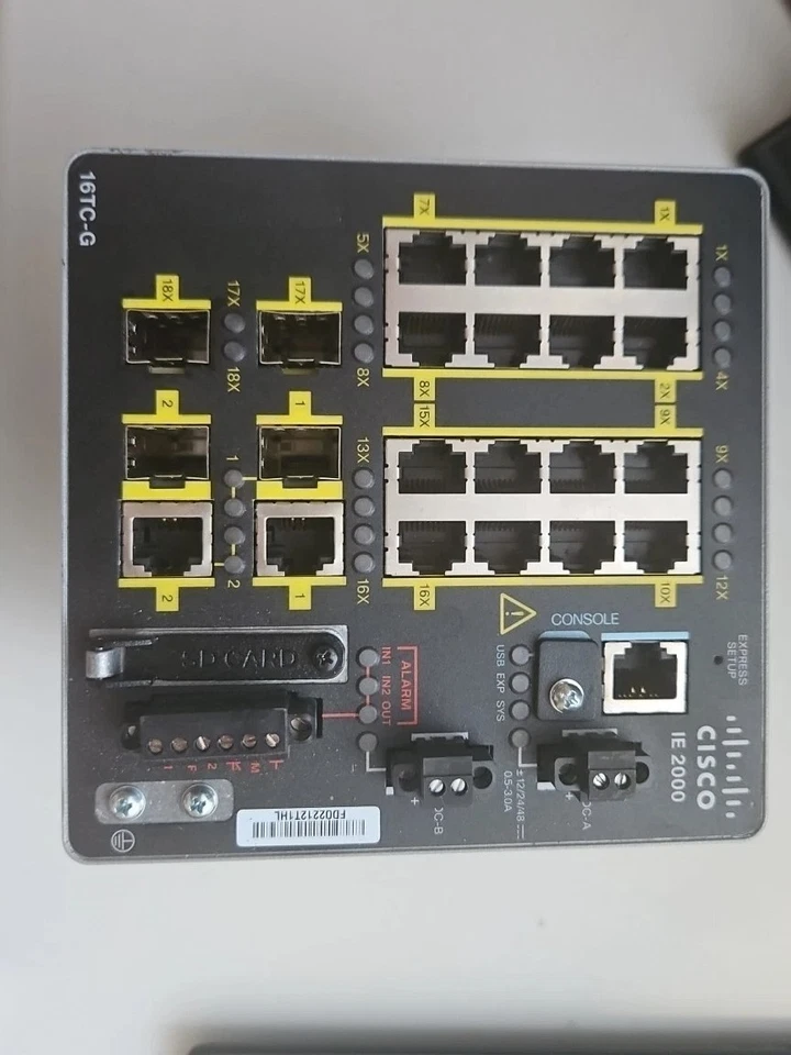 IE-2000-16TC-G-E- Ethernet-Switch, RJ45- Anschlüsse 18, 100Mbps, Managed