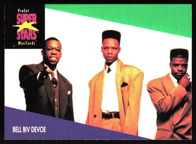 1991 Pro Set SuperStars MusiCards #110 Bell Biv DeVoe