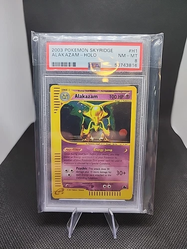 Alakazam H1/H32 Skyridge Holo PSA 8 2003 Pokemon 