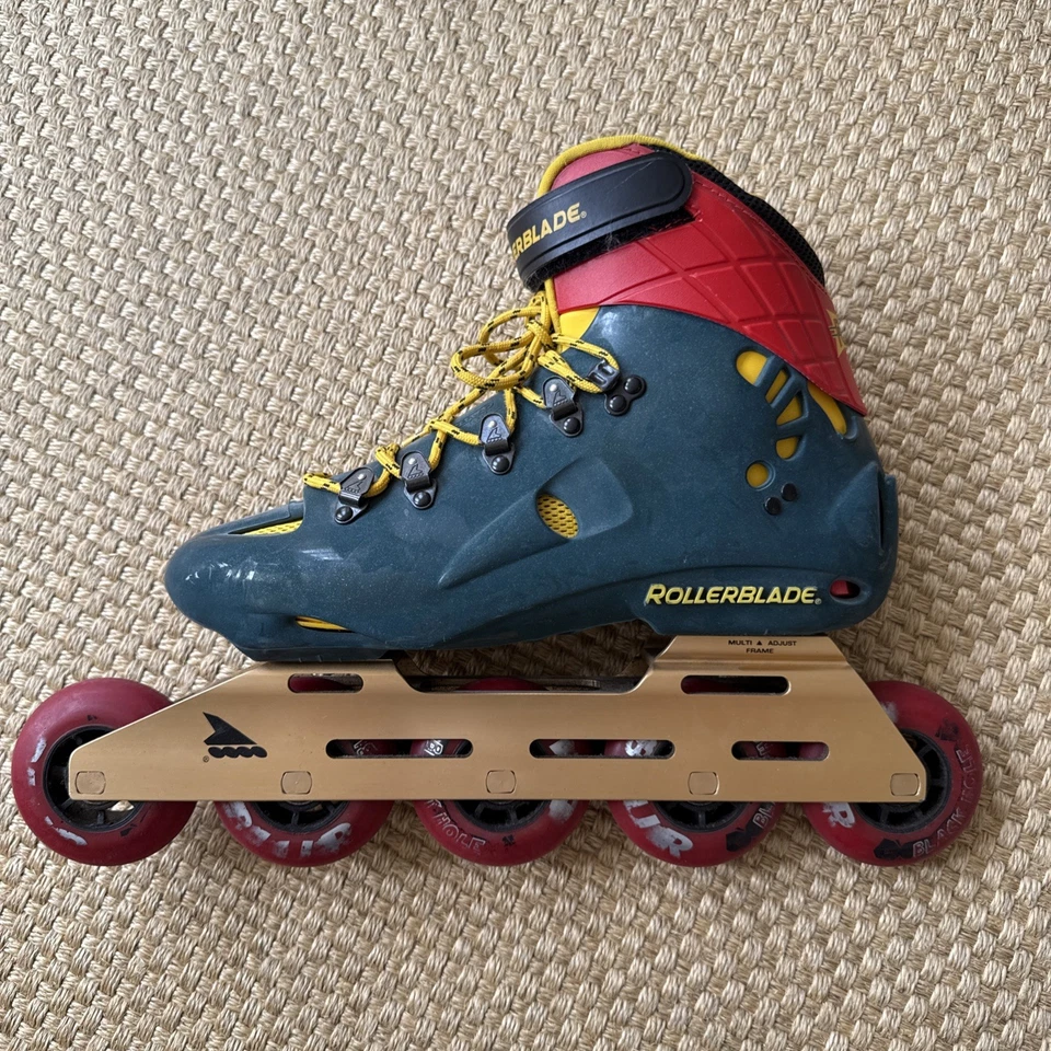 Rollerblade Fusion 10K Inline Skates 5-Wheel Aluminum Frame Size 28 - Image 2 of 4