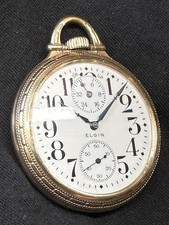 ELGIN B W RAYMOND Up/Down WIND INDICATOR 16s 19j RAILROAD POCKET WATCH!