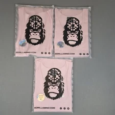 Gorilla Mind Gorilla Mode Mens Extra Large Pink Tank Top Shirt Workout Lot Of 3