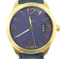 Swiza Magnus Quartz Blue Dial Men's Watch in Original Case