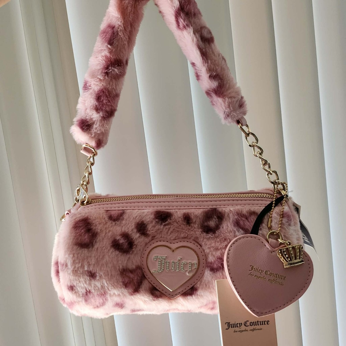 Juicy Couture Pink Leopard Barrel Bag | eBay