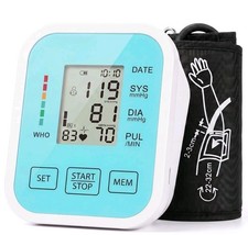 Upper Arm Blood Pressure Monitor Large Cuff Blood Pressure Machine LED Display