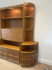 Nathan Squares Teak Corner Display Unit Retro Vintage Mid Century