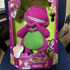 Fisher Price Barney's World Dance Moves Music Plush Toy 40 Songs/sounds 15  NIB