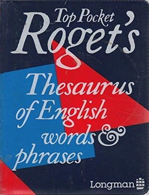 Top Pocket Roget's Thesaurus of English Words an by Roget, Peter Mark 0582047935