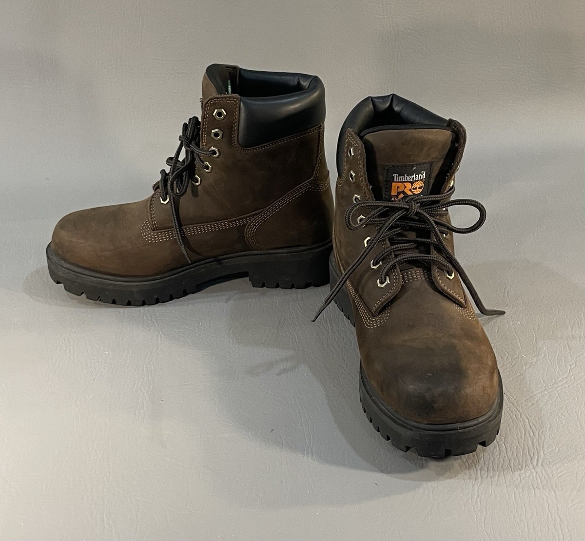 TIMBERLAND PRO ANTI FATIGUE TECHNOLOGY BROWN 038020 Mens UT125 Sz