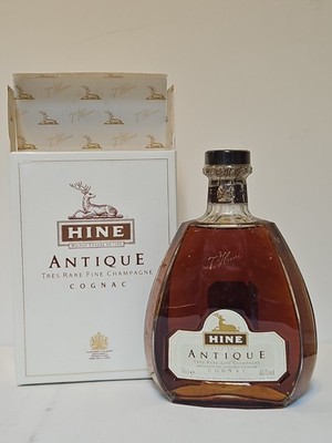 Cognac HINE ANTIQUE TRÈS RARE FINE CHAMPAGNE 70cl 40% ALTE ABFÜLLUNG Patina 