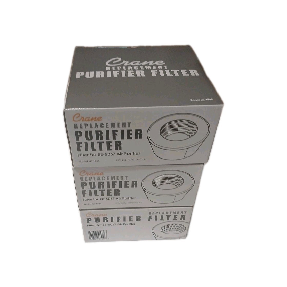 Crane EE-5067 Air Purifier Replacement Filters
