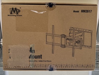 NIB up to 100lbs Full Motion TV Wall Mount by Mounting Dream (HM2617)