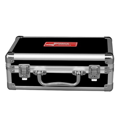Longacre Schaumstoff ausgekleidet Legierung Schale Reifen Messgerät Koffer (10'' x 6,25'' x 3,25'')