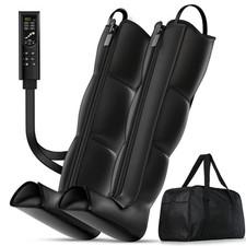 Leg Compression Boots: Full Leg Compression Massager with 6 Modes, 8 Intensit...