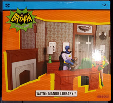 McFarlane Retro Batman '66 Wayne Manor Library Classic TV Series