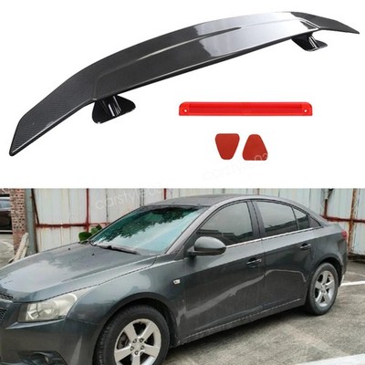 For Chevy Malibu Curze Carbon Fiber Style 46'' Rear Trunk Spoiler Lip Wing Racing