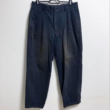 90S Issey Miyake Cotton Slacks Navy Fade