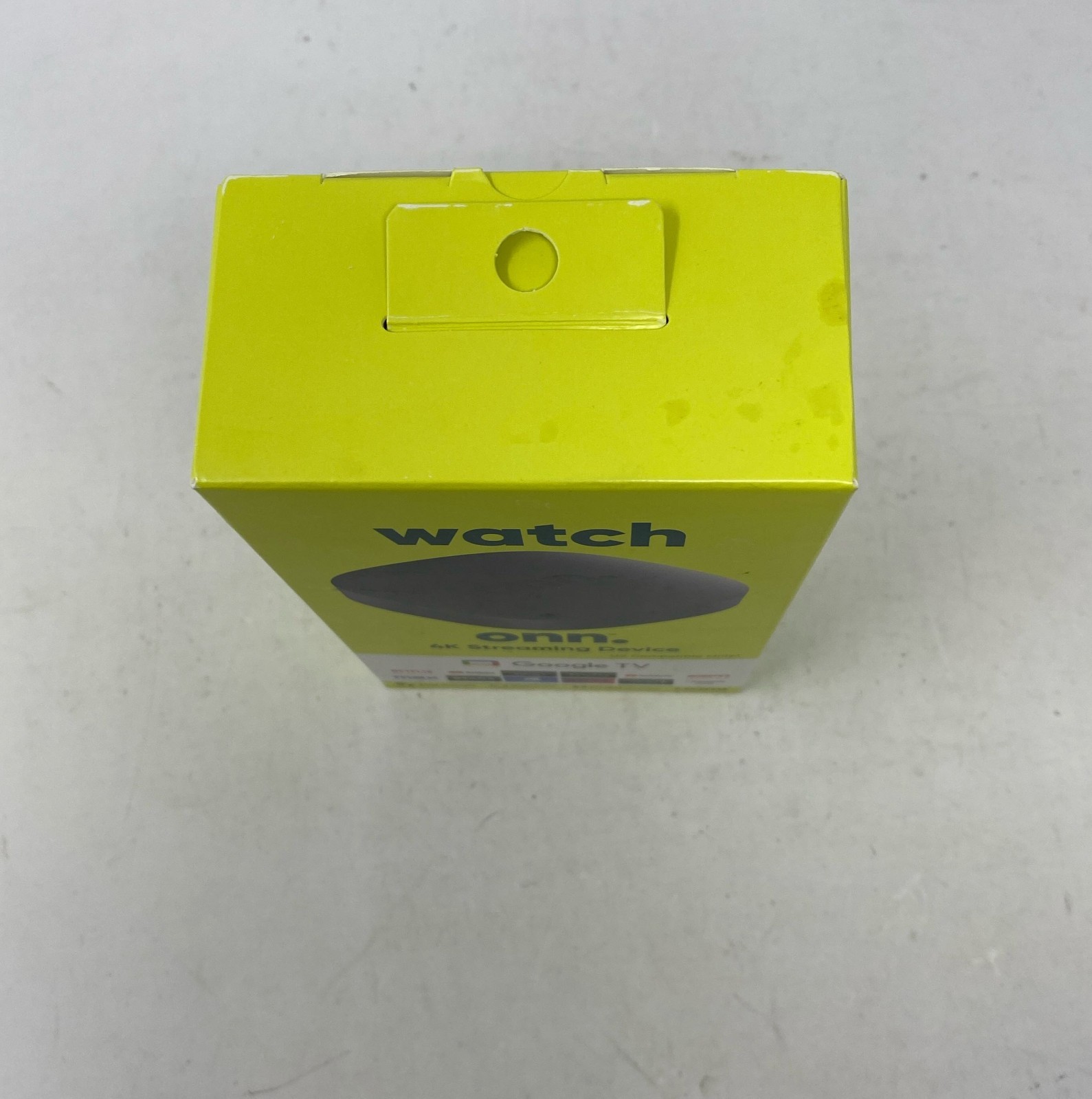 ONN Google TV 4K HD Streaming Box With Voice Control Google Assistant 2GB Ram