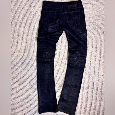 LGB (Le Grand Bleu) Waxed Distressed Zip Denim – Size 32 | eBay