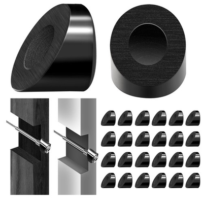 #ad Black Stainless Steel 30 Degree Angled Beveled Edge Washer 3 8 Inch 24 PCS $42.13