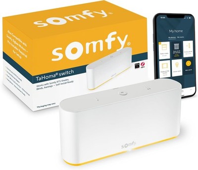 Somfy TaHoma RTS Hub Ethernet Adapter App Voice Control Scenes Schedules