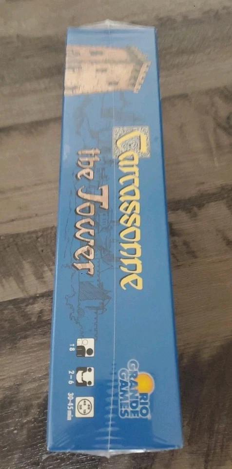 Carcassonne Board Game Expansion: The Tower 2006 Rio Grande NEW SEALED RARE - Image 2 of 4