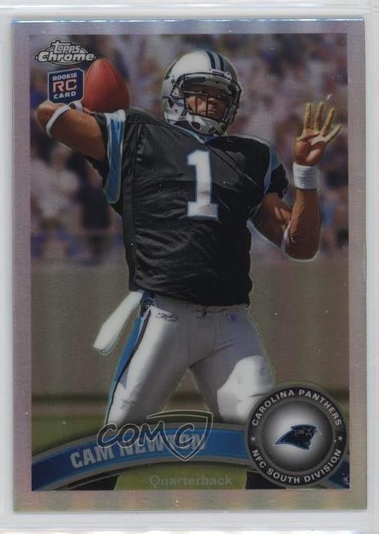 2011 Topps Chrome Refractor Cam Newton #1 Rookie RC 0zv5