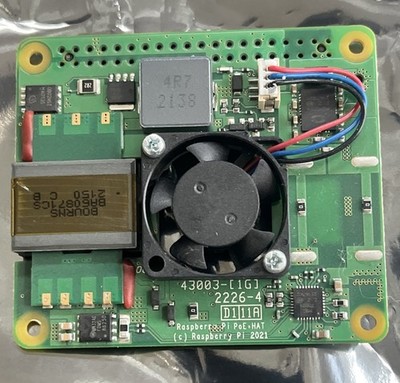 Official Raspberry Pi Foundation PoE+ HAT