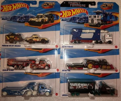 #ad Hot Wheels Track Fleet Transformers Nitro Rail Porsche Hype Hauler amp; More New $64.99