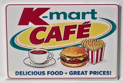 #ad #ad K Mart Cafe Magnet 2quot;x3quot; Fridge Locker Vintage Retro Restaurant Food Dining $7.95