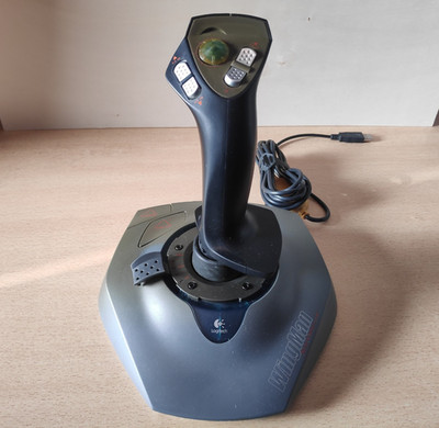 Logitech Wingman Extreme Flightstick Flugjoystick + Thrustschieber USB Win 10/11