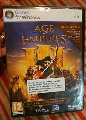 Age of Empires 3 + Warchiefs & Asian Dynasties + Conquors Expansion PC Game