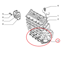 Dichtung Nachlass Kopf Fiat Tipo Diesel Original 7700490