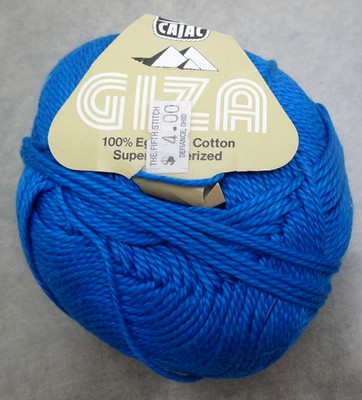 ONE CAJAC GIZA 50 gr Yarn BLUE # 111 Made in Italy - New Discontinued