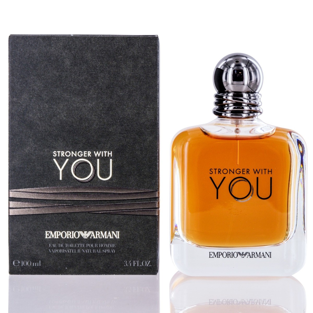 EMPORIO STRONGER WITH YOU/GIORGIO ARMANI EDT SPRAY 3.4 OZ