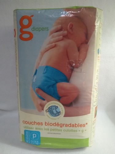 Pack of 40 Size Small gDiapers Biodegradable gRefills gPants Refills New Package - Picture 5 of 12