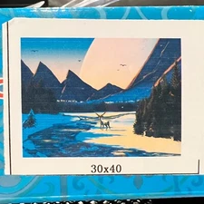 Christmas Gift  DIY 5D Diamond Painting Kits Art Decor Mountains - 3 Sets