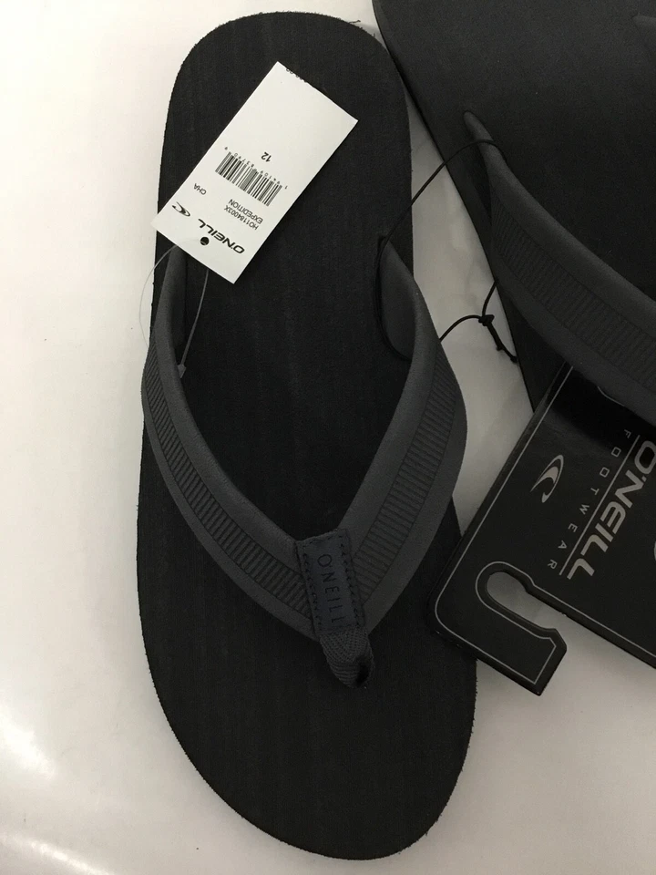 Sandalia O'Neill "Expedition" para hombre chanclas estilo carbón #HO1184003X Foto 2 de 4