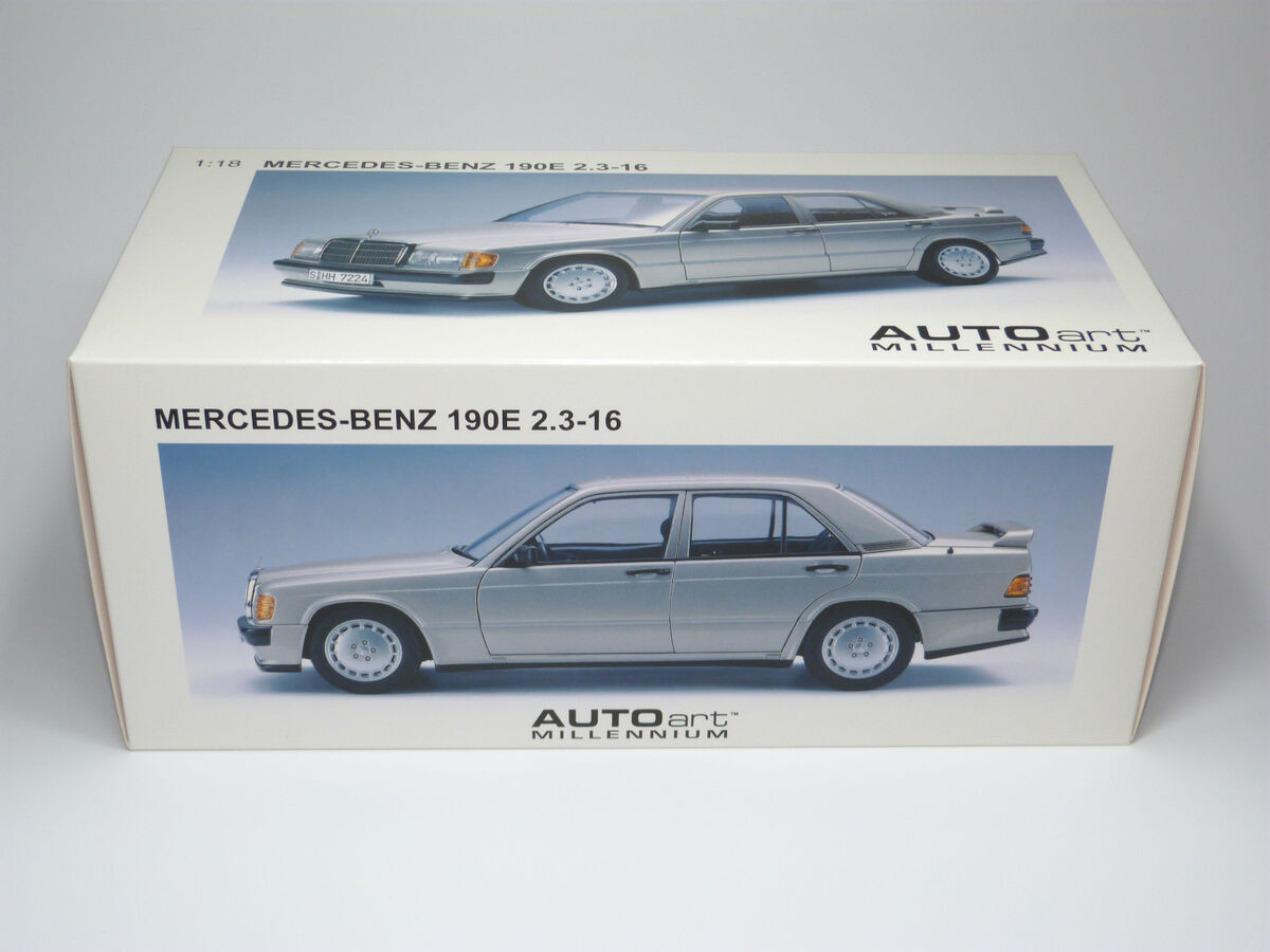 Mercedes-Benz 190E 2.3-16 W201 - rauchsilber silver argento Mercedes-Benz 190E 2.3-16 W201 - rauchsilber silver argento