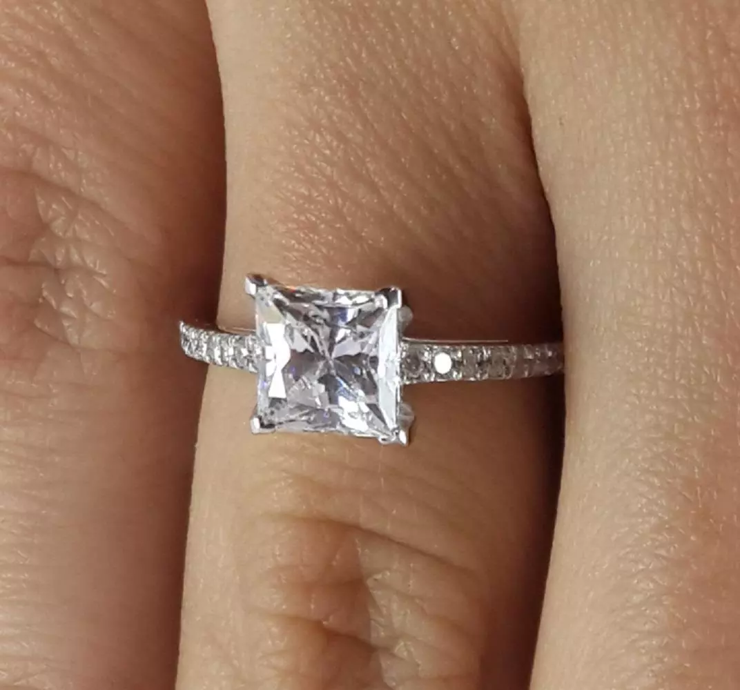 1 carat square sale diamond