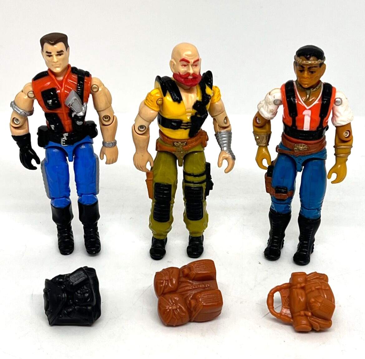 💥RARE 1987 GI JOE SGT SLAUGHTERS RENEGADES Mercer Taurus Red Dog NICE TIGHT💥