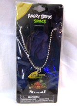 OFFICIAL 18" ANGRY BIRD SPACE RED,JAKE,ZETA,BOMB, TERENCE DOG TAG NECKLACE-NEW 