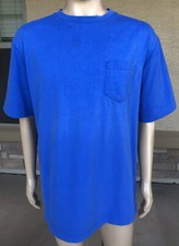 Vintage 90s Lands End Super T Pocket T Shirt Single Stitch USA Made Size 2XL
