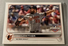 2022 Topps Opening Day Base #63 Zac Lowther - Baltimore Orioles RC