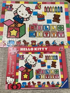 Hello Kitty In The Toybox 100 Xxl Jigsaw Puzzle Pieces Sanrio 2010 Ravensburger Ebay