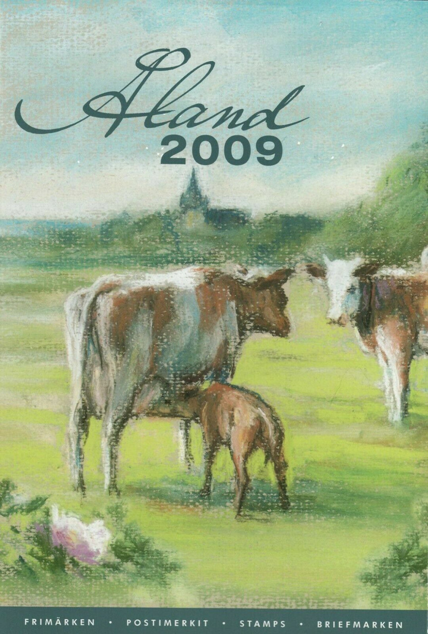 ALAND 2009 JAHRGANG BRIEFMARKEN BUCH OFFIZIELLES POSTPAKET POSTFRISCH **