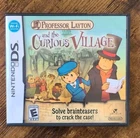 Professor Layton & the Curious Village (Nintendo DS, 2007) In Case W/ Manual