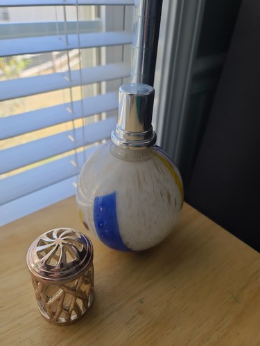 Unbranded Catalytic Fragrance Jar White Blue Yellow - Picture 2 of 7