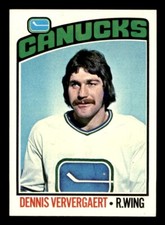 1976 Topps Hockey #175 Dennis Ververgaert NM/MT *d3