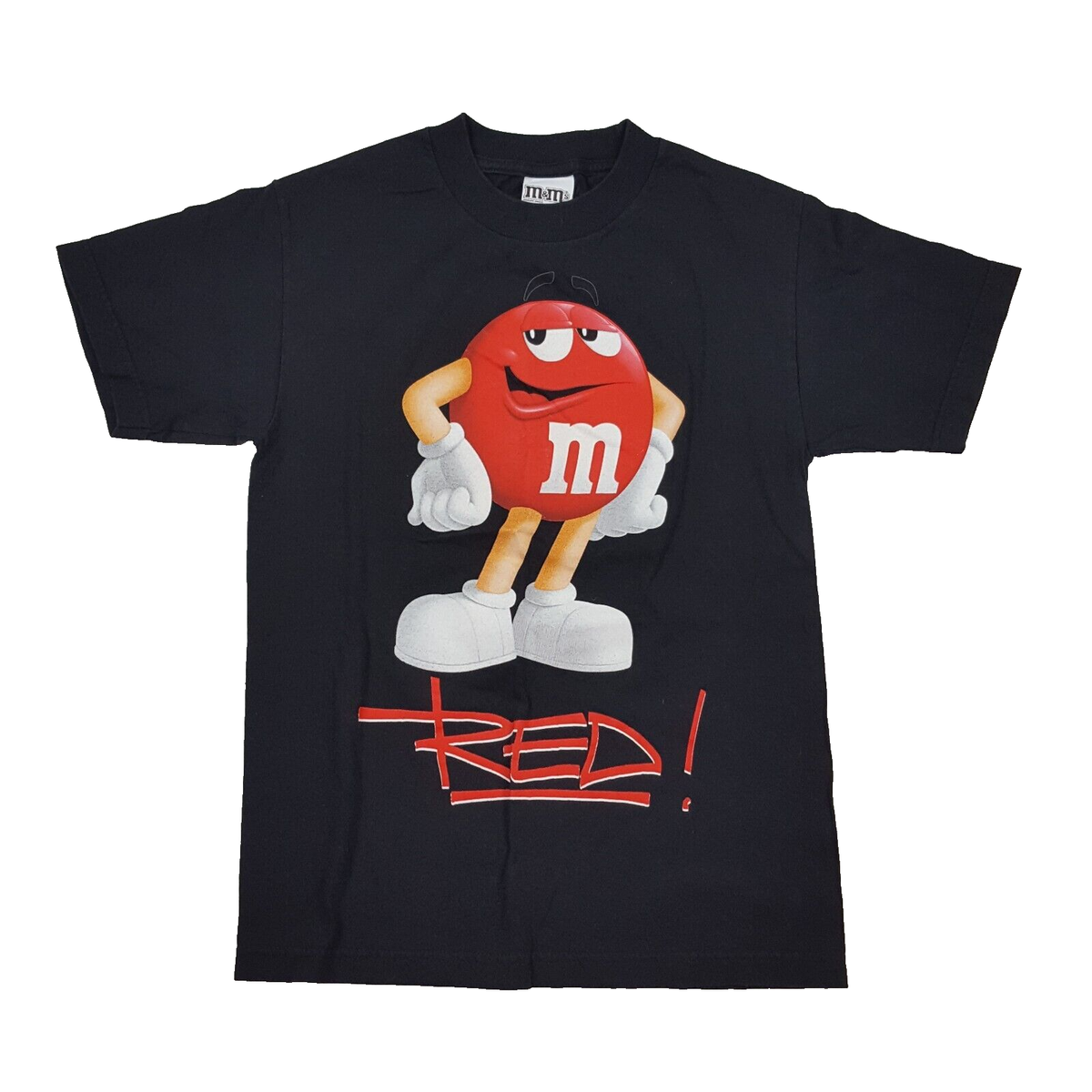 Vintage Red M&M's Candy Size XS Retro Food & Snack Promo Chocolate